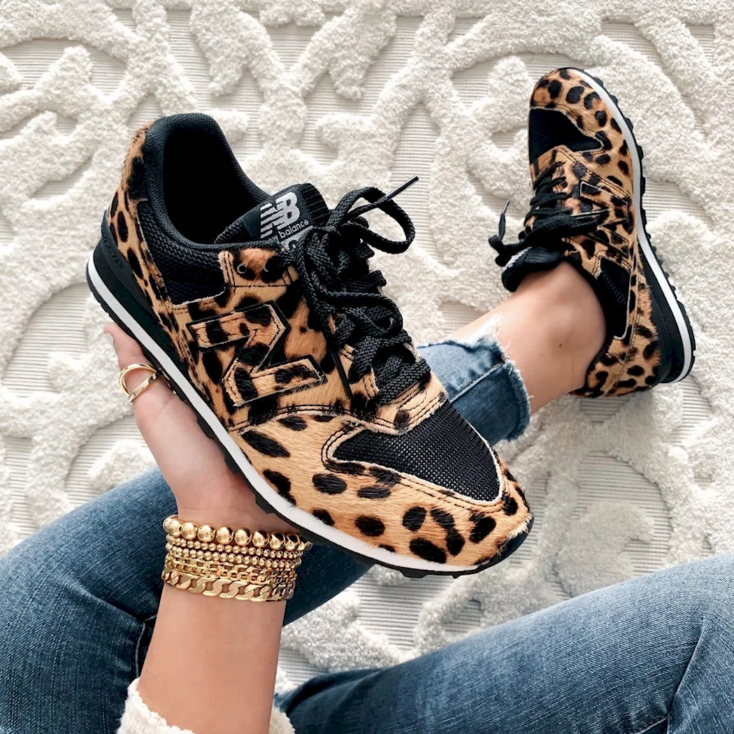 New Balance 574 леопардовые