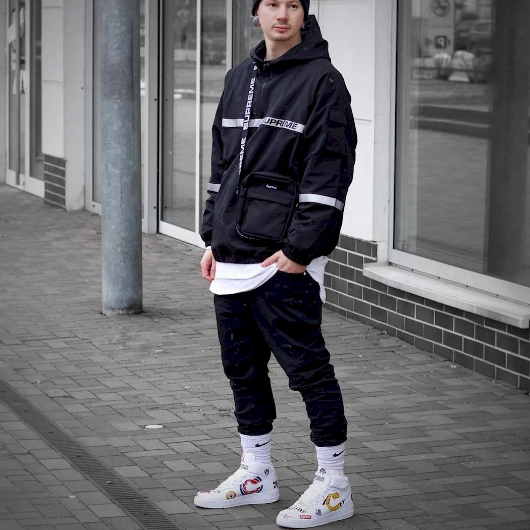 Nike Air Force 1 лук мужской