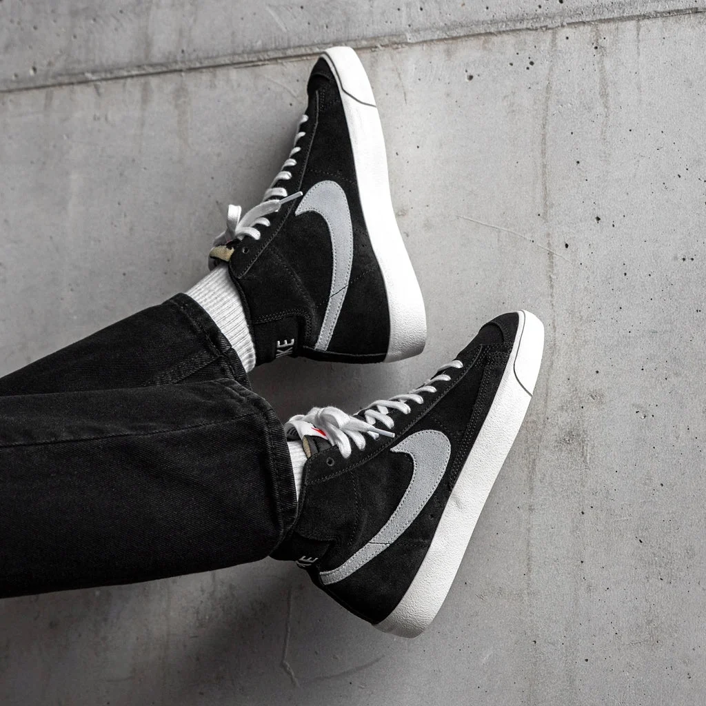 Nike Blazer Mid 77 Black Suede