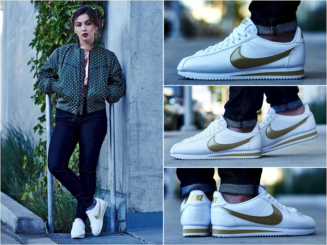 Nike Cortez on feet