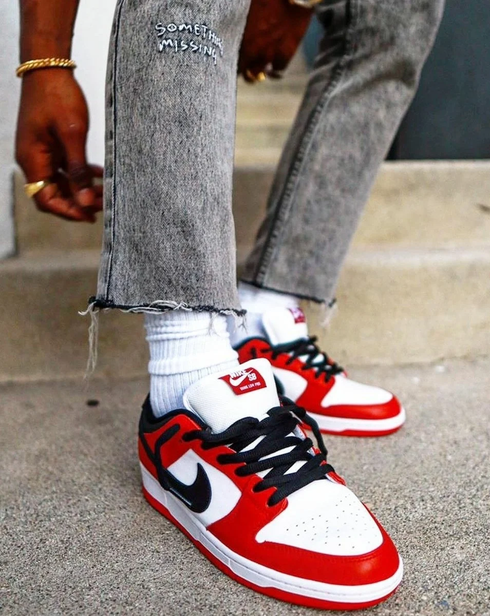 Nike SB Dunk Low on feet