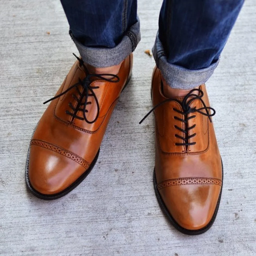 Оксфорды Plain Toe