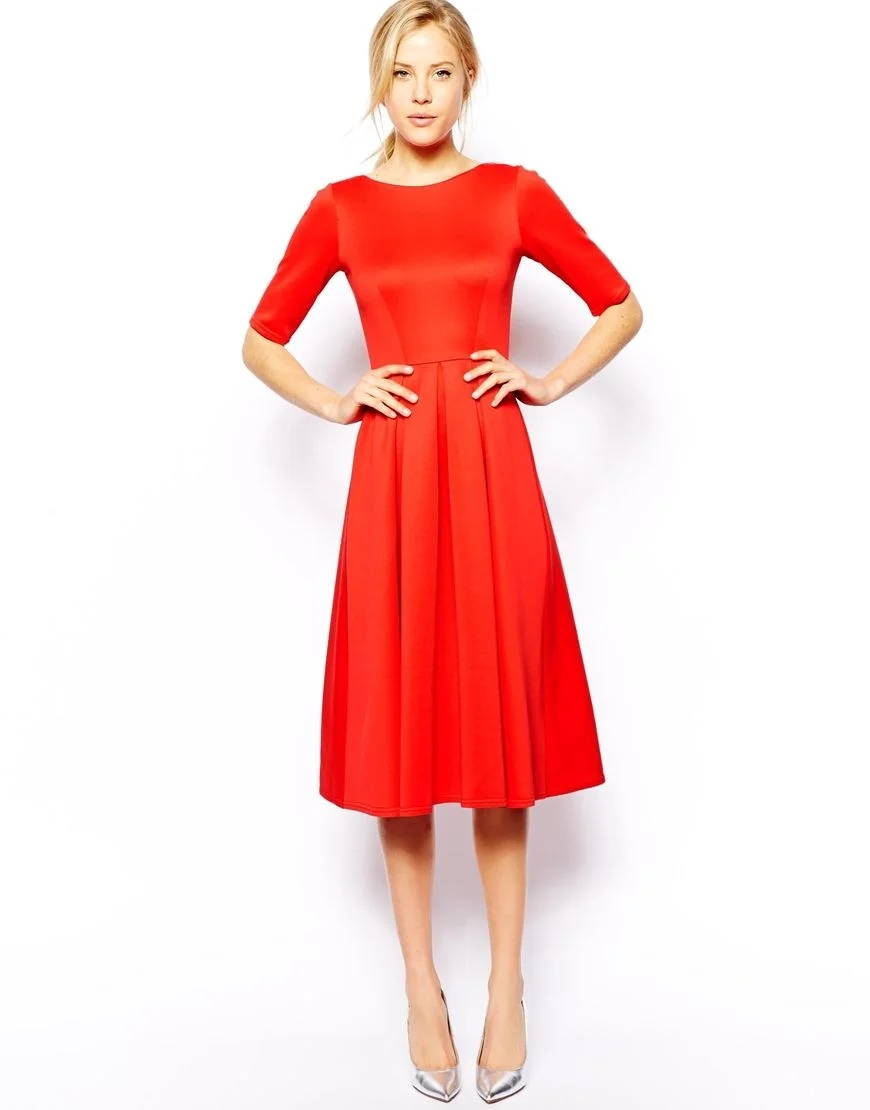 Оранжевое платье ASOS