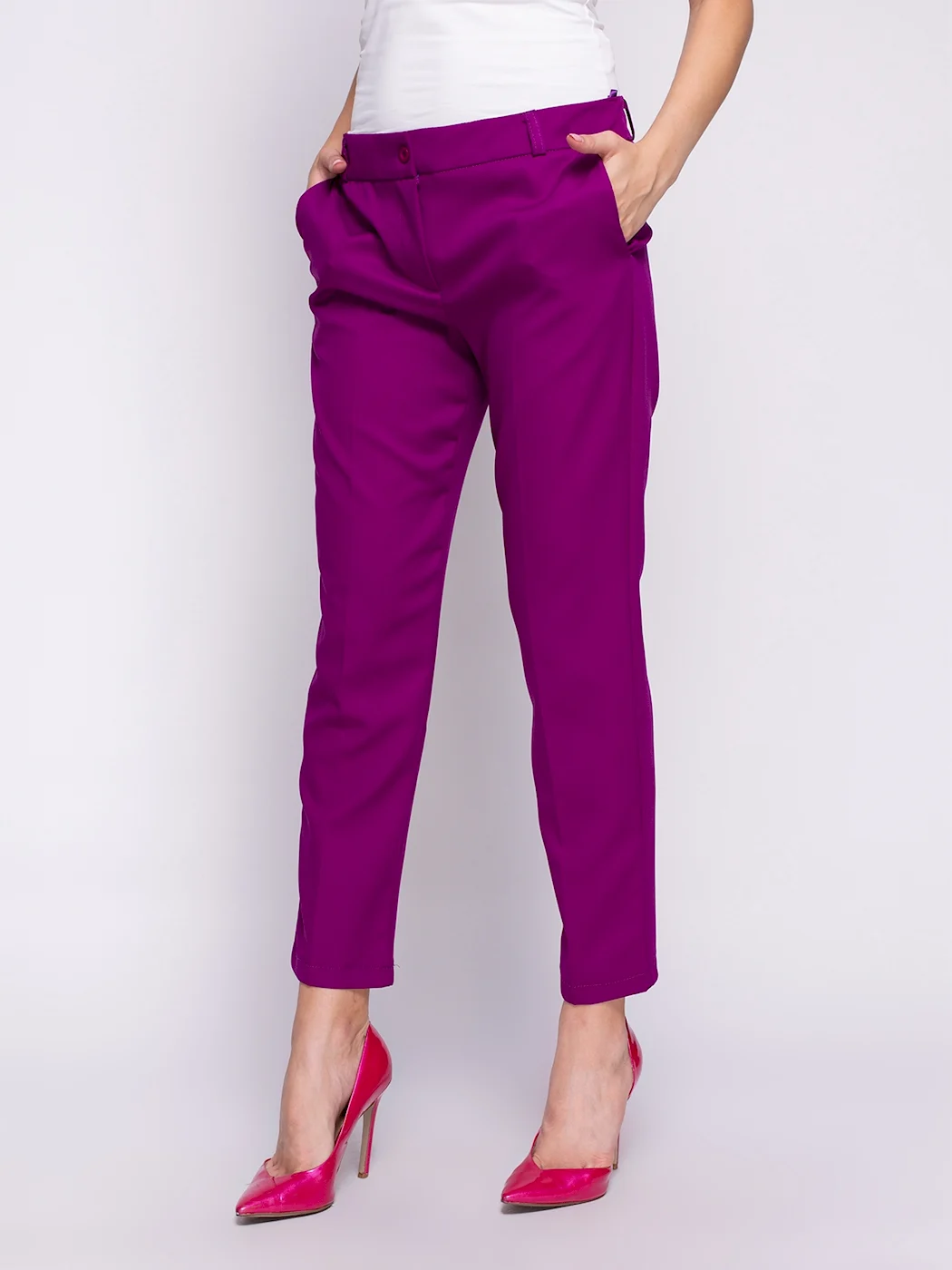 Paco Boutique брюки фиолетовые женские