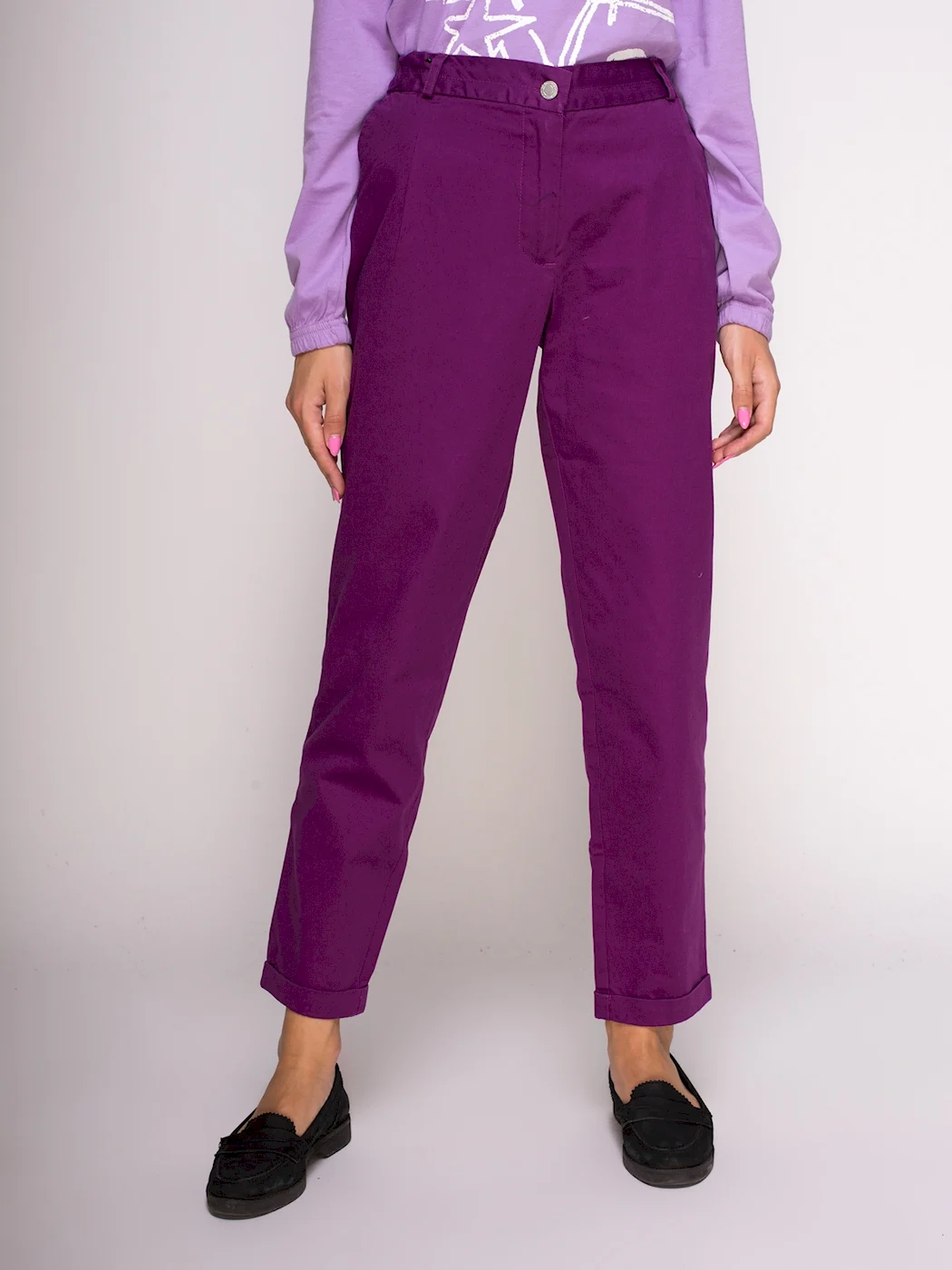 Paco Boutique брюки фиолетовые женские