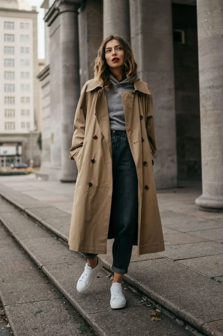 Pepe Jeans Trench Coat хаки