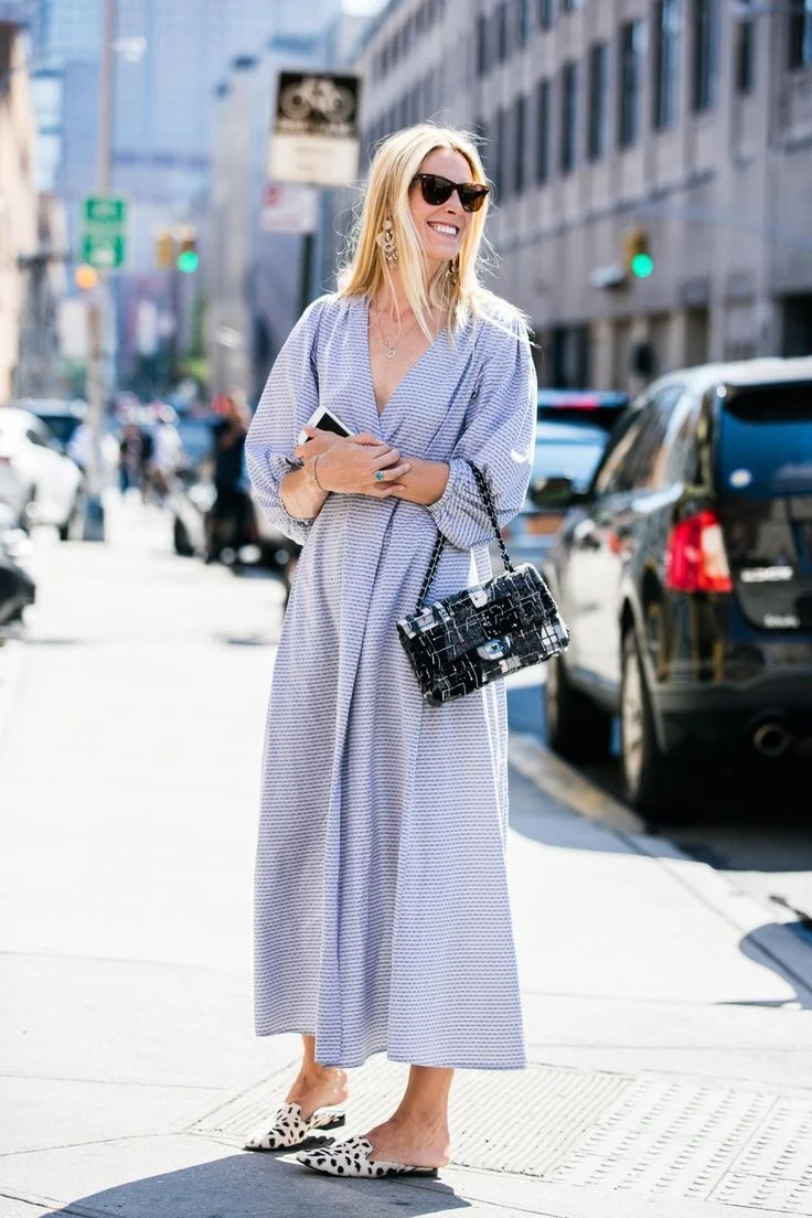 Платье миди 2022 Street Style
