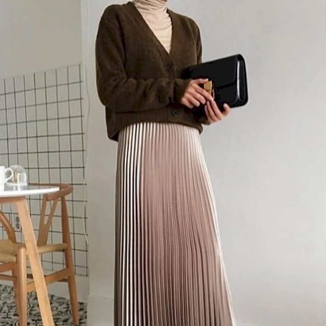 Плиссированная юбка massimo Dutti