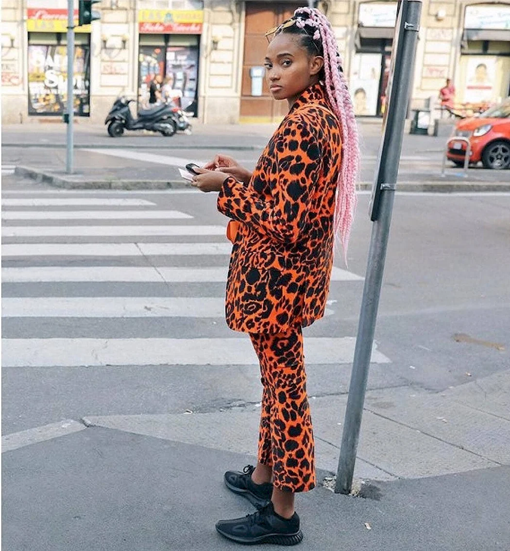 Принт леопард в одежде