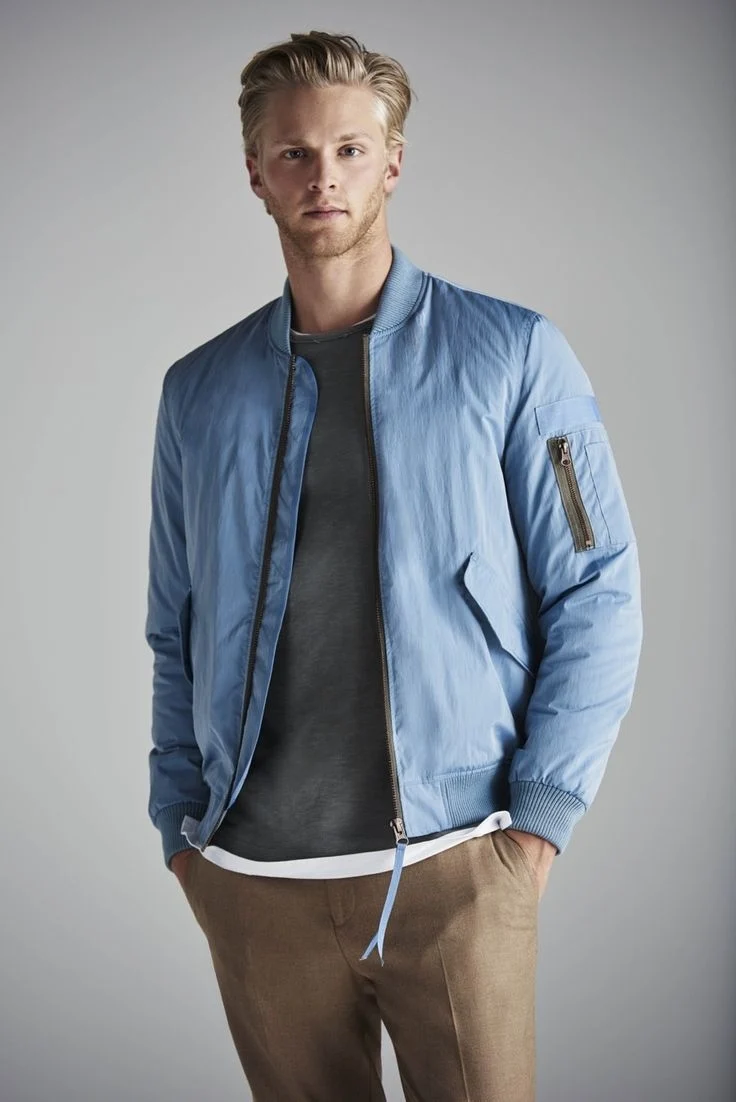 River Island бомбер мужской