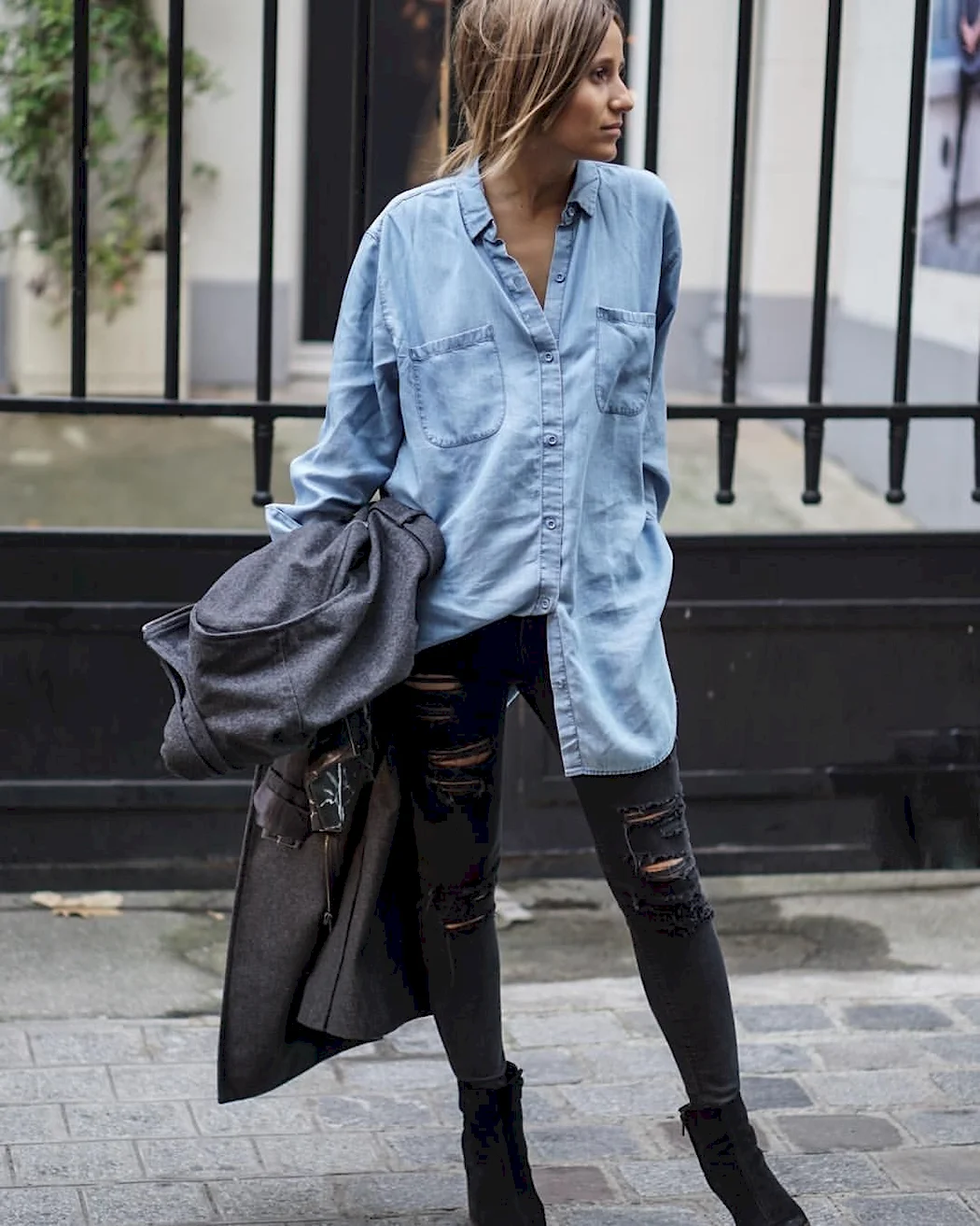Рубашка Oversized Street Style