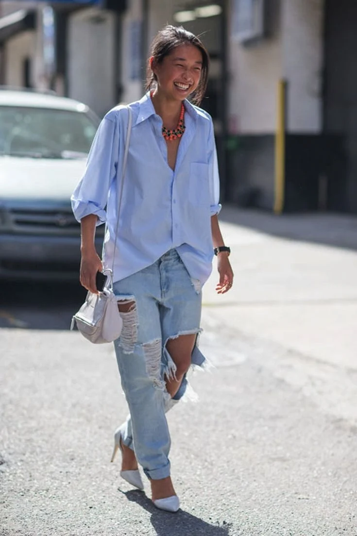 Рубашка Oversized Street Style