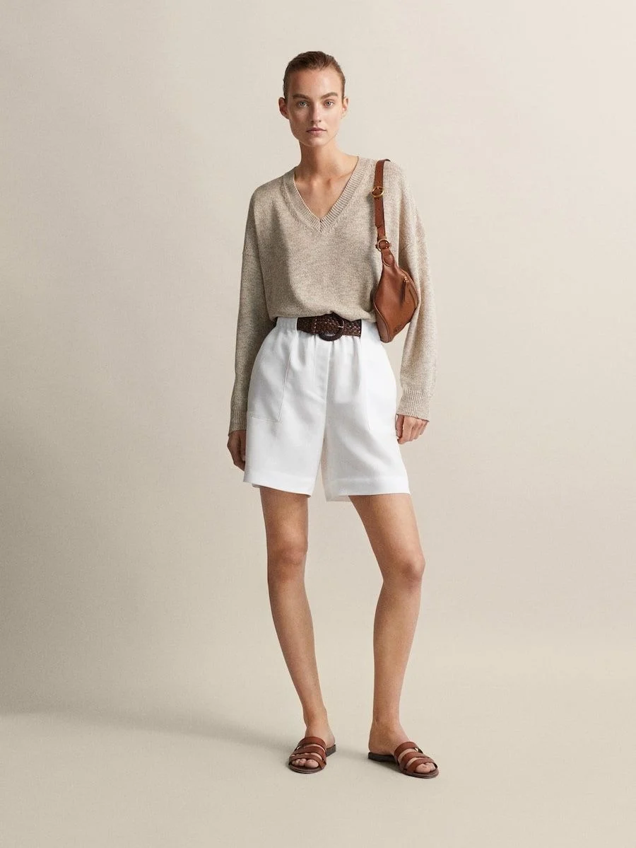 Шорты бермуды massimo Dutti