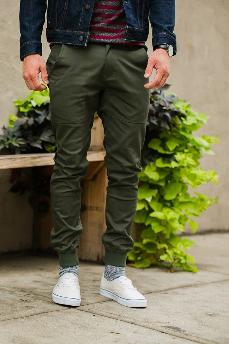 Штаны карго зелёные мужские Levis