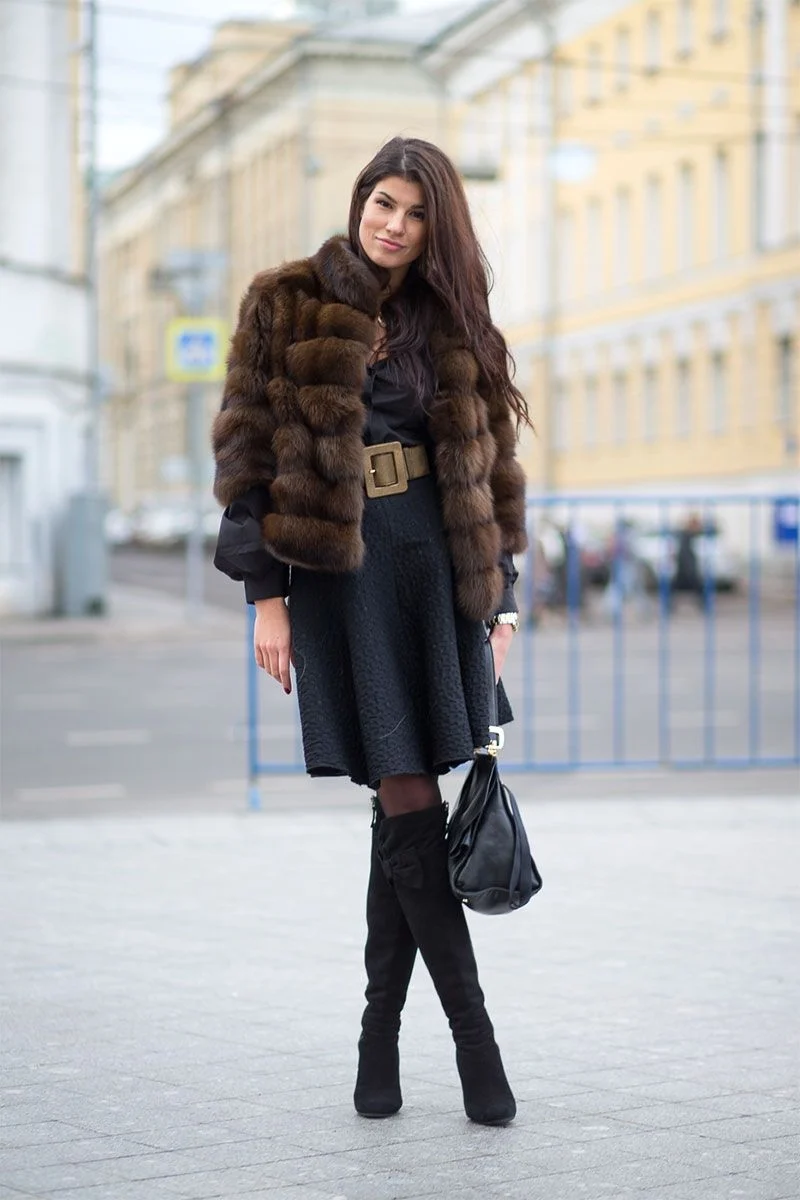 Шуба норковая fur Fashion industry