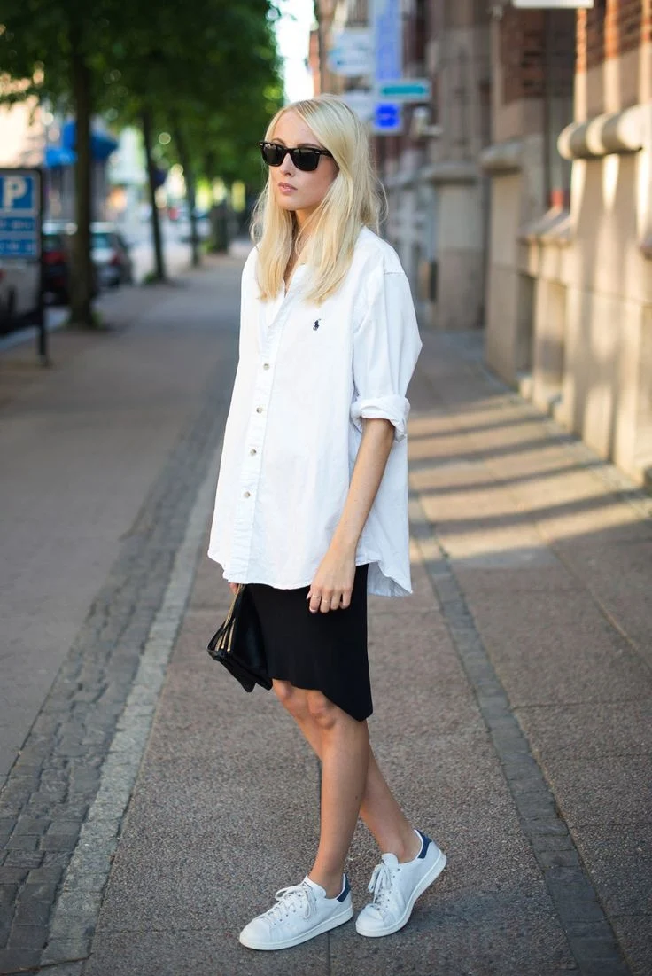 Stan Smith adidas и платье