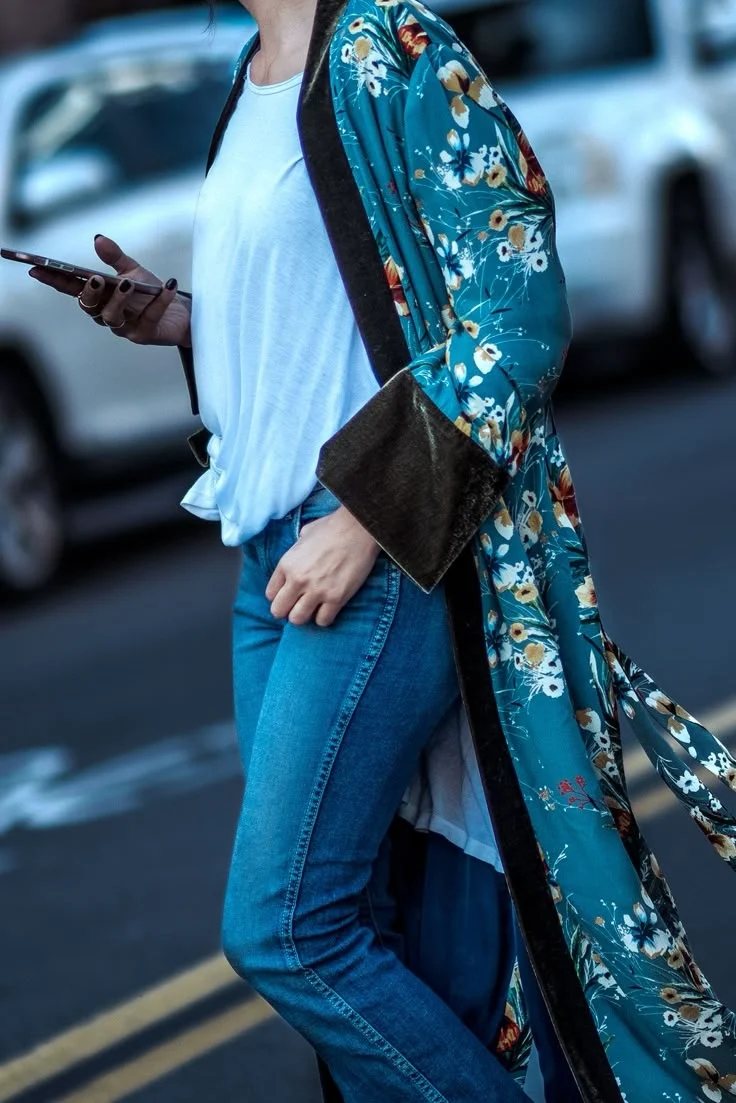 Street Style кимоно 2021