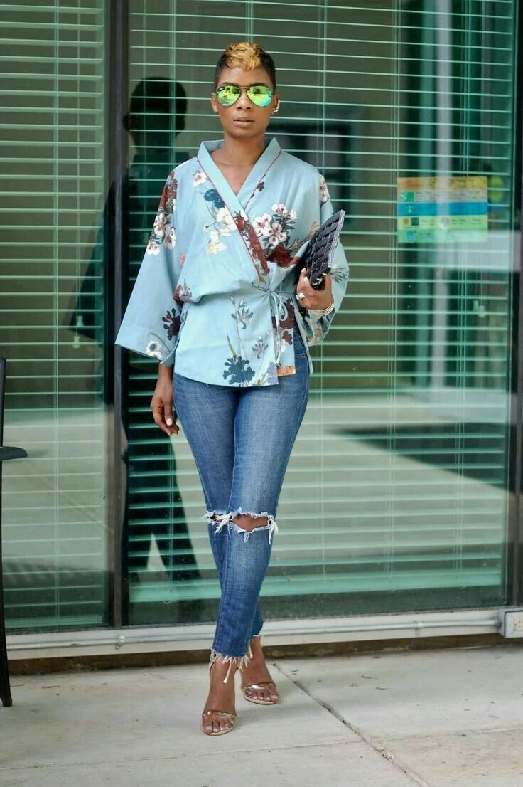 Street Style кимоно 2021