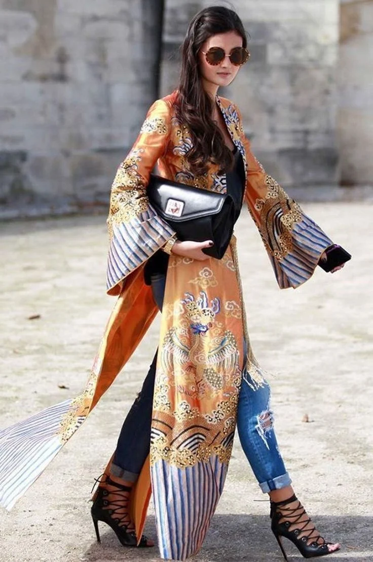 Street Style кимоно 2021
