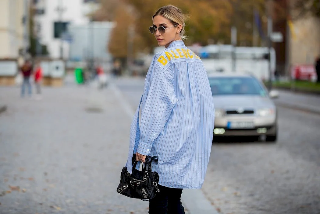 Street Style рубашка оверсайз