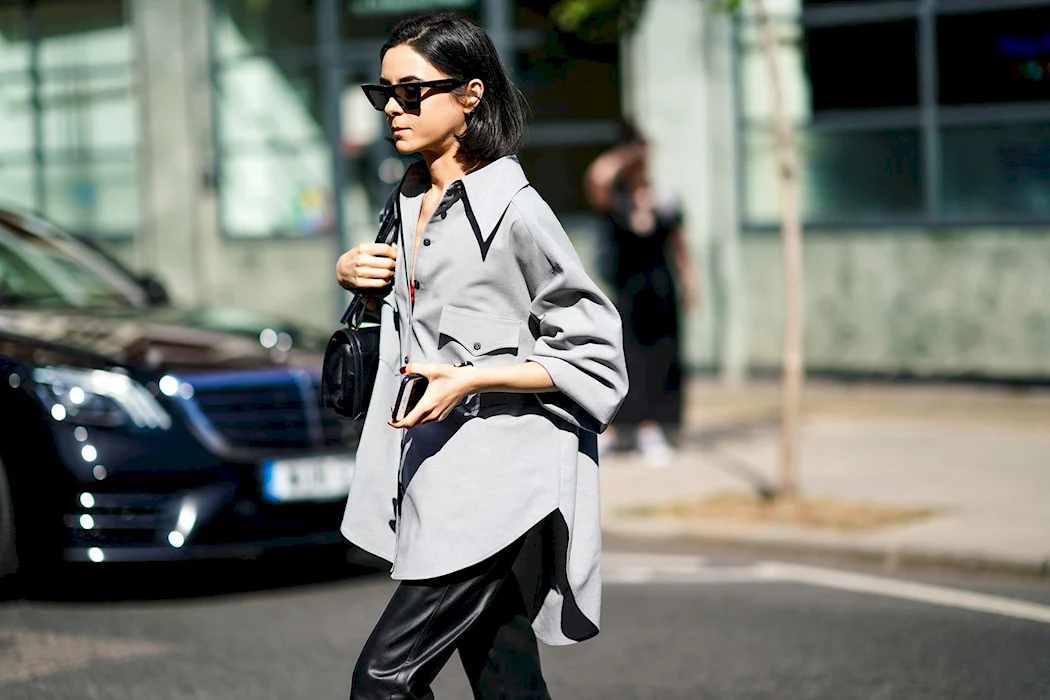 Street Style рубашка оверсайз