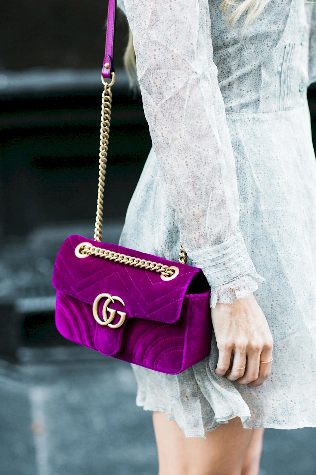 Сумка Gucci Marmont бархат