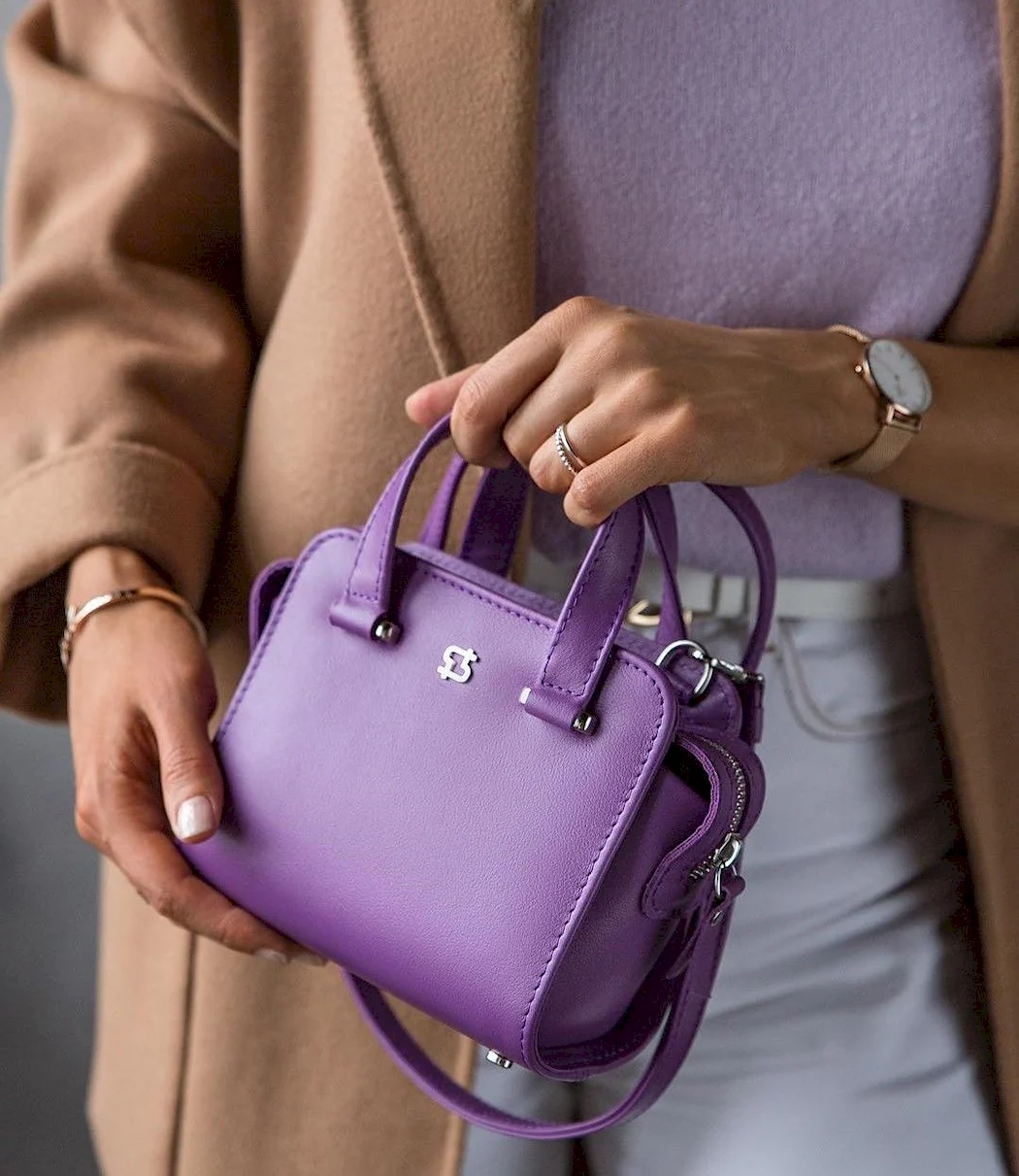 Сумка Michael Kors фиолетовая