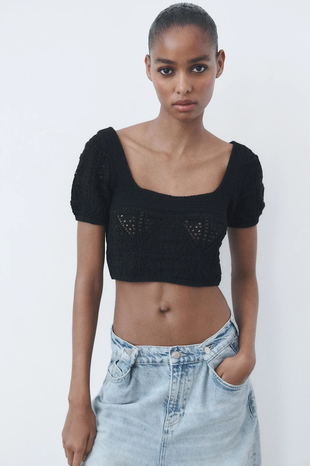 Топ Кроше Zara