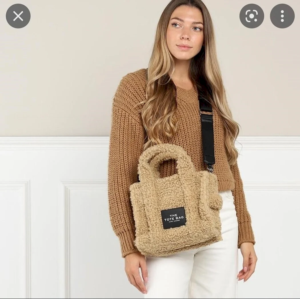 Tote Bag с мехом