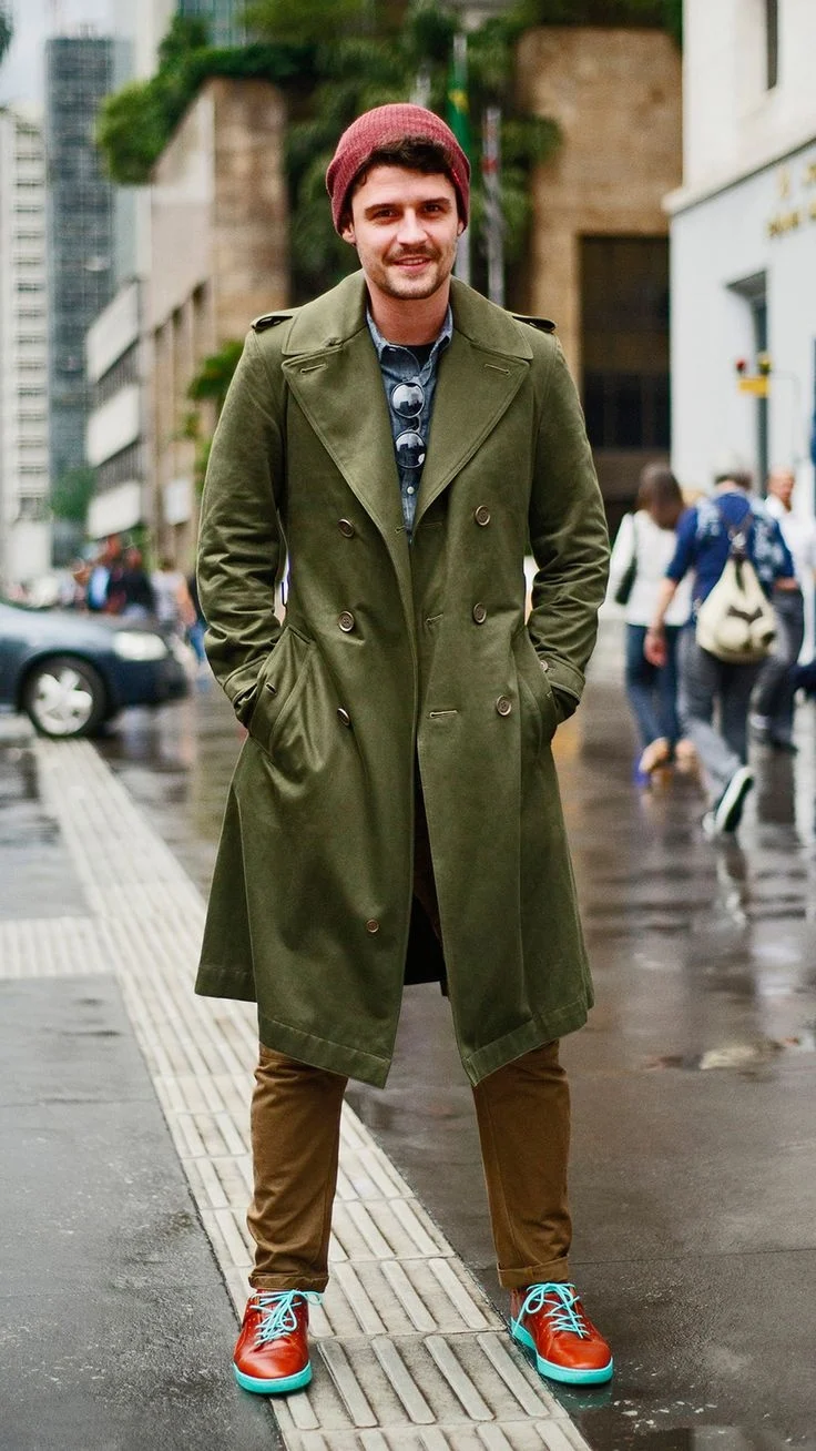 Тренч Street Style man 2020