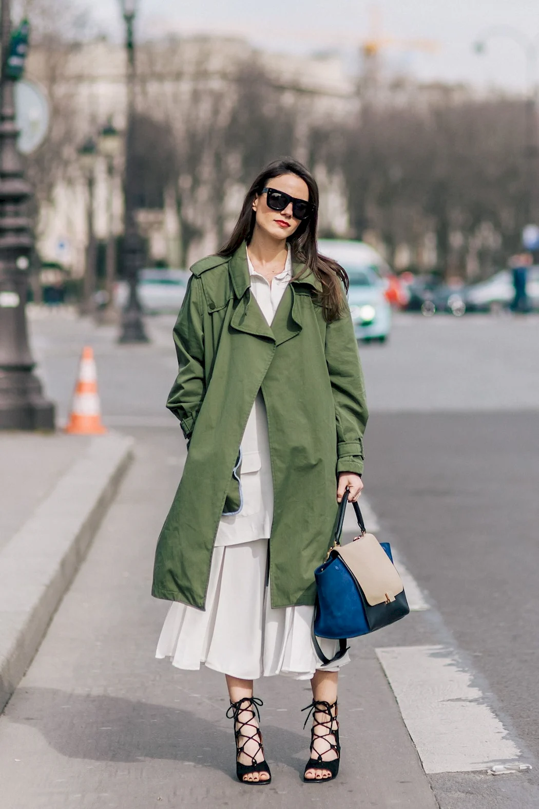 Тренч Zara хаки