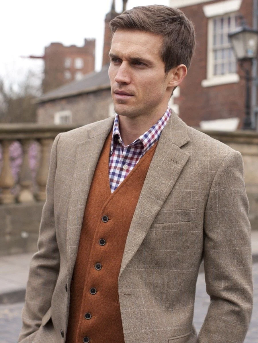 Твидовый пиджак Harris Tweed
