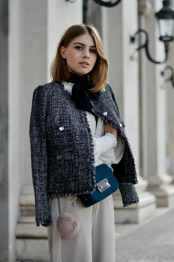 Твидовый жакет Zara