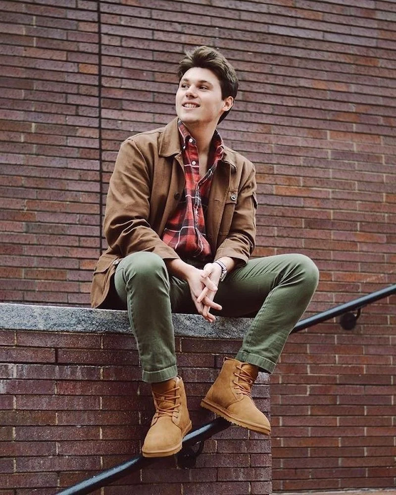 UGG Boots man Harkley Chestnut Waterproof