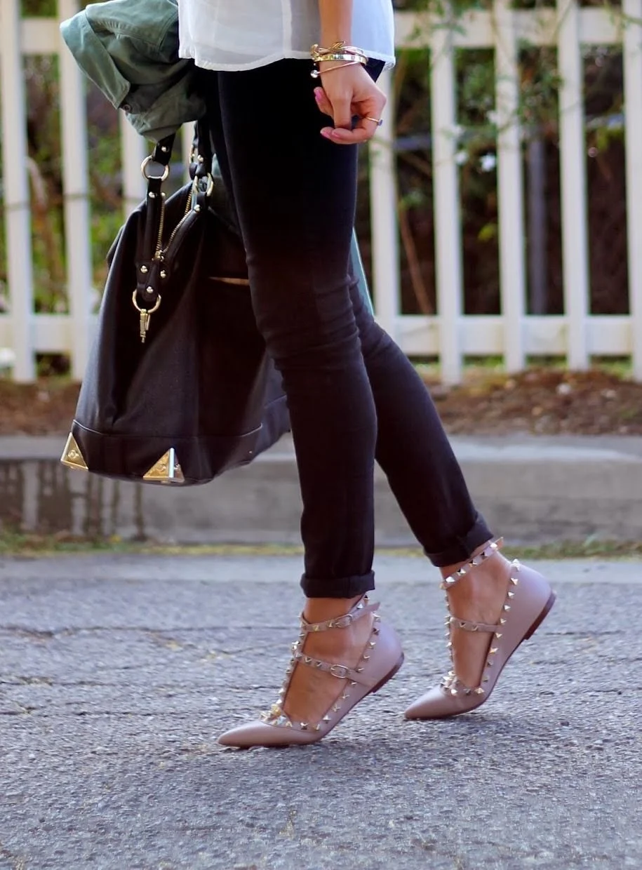 Valentino Rockstud туфли образы