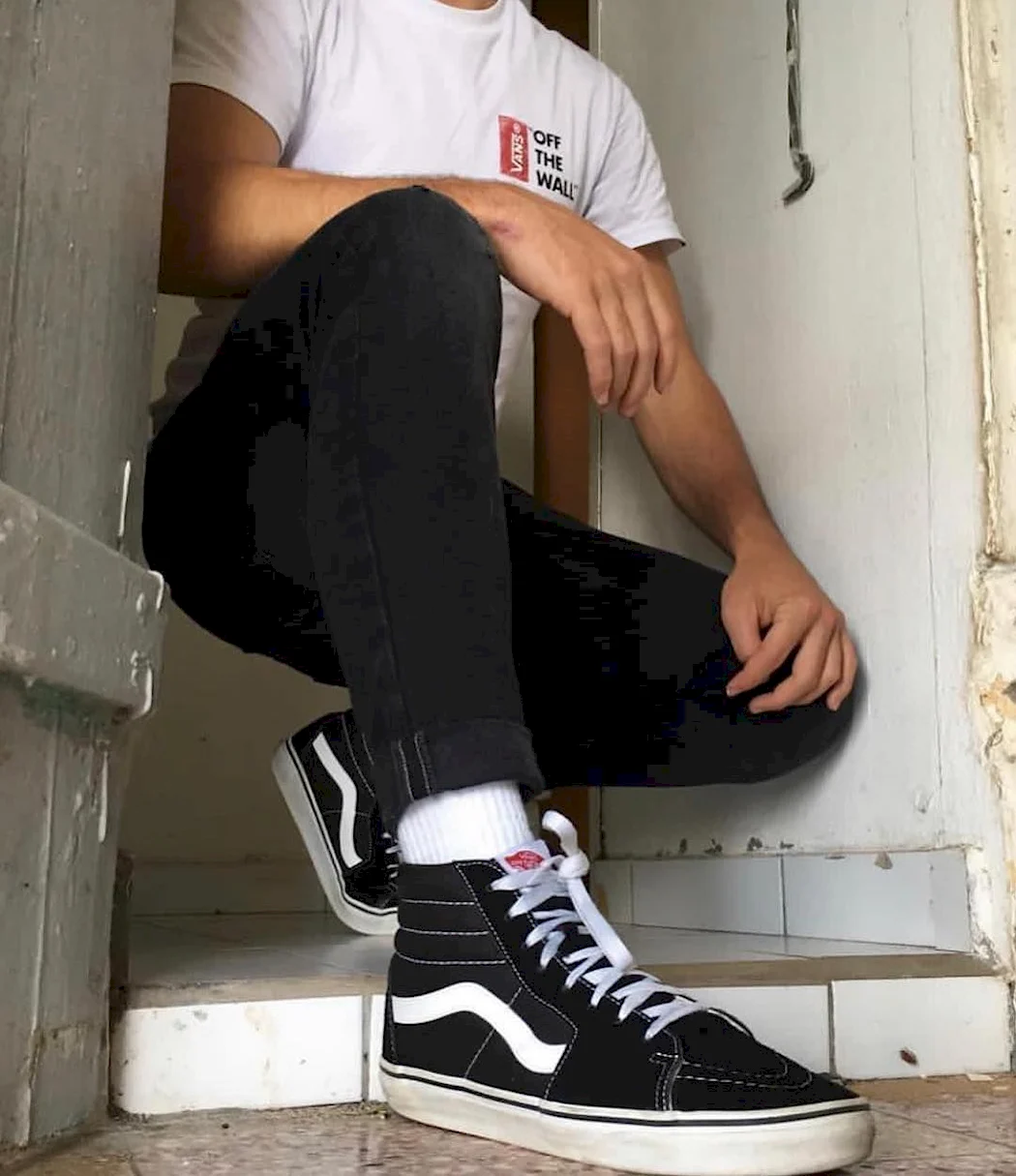 Vans sk8 Hi outfit