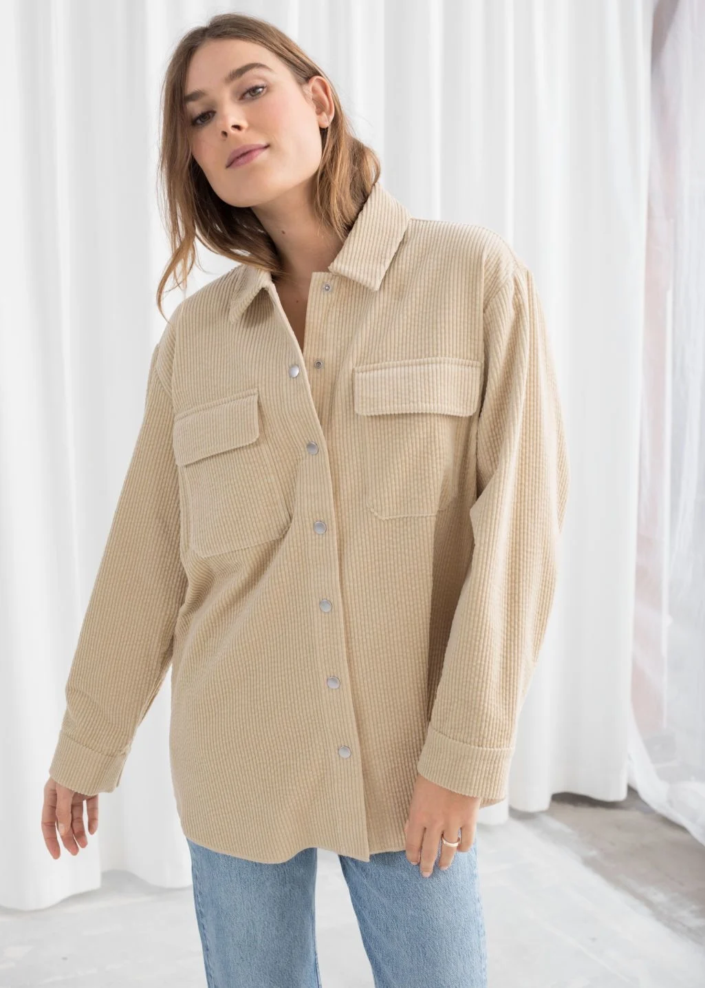 Вельветовая рубашка Zara женская