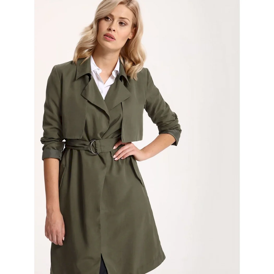 Vero Moda плащ хаки