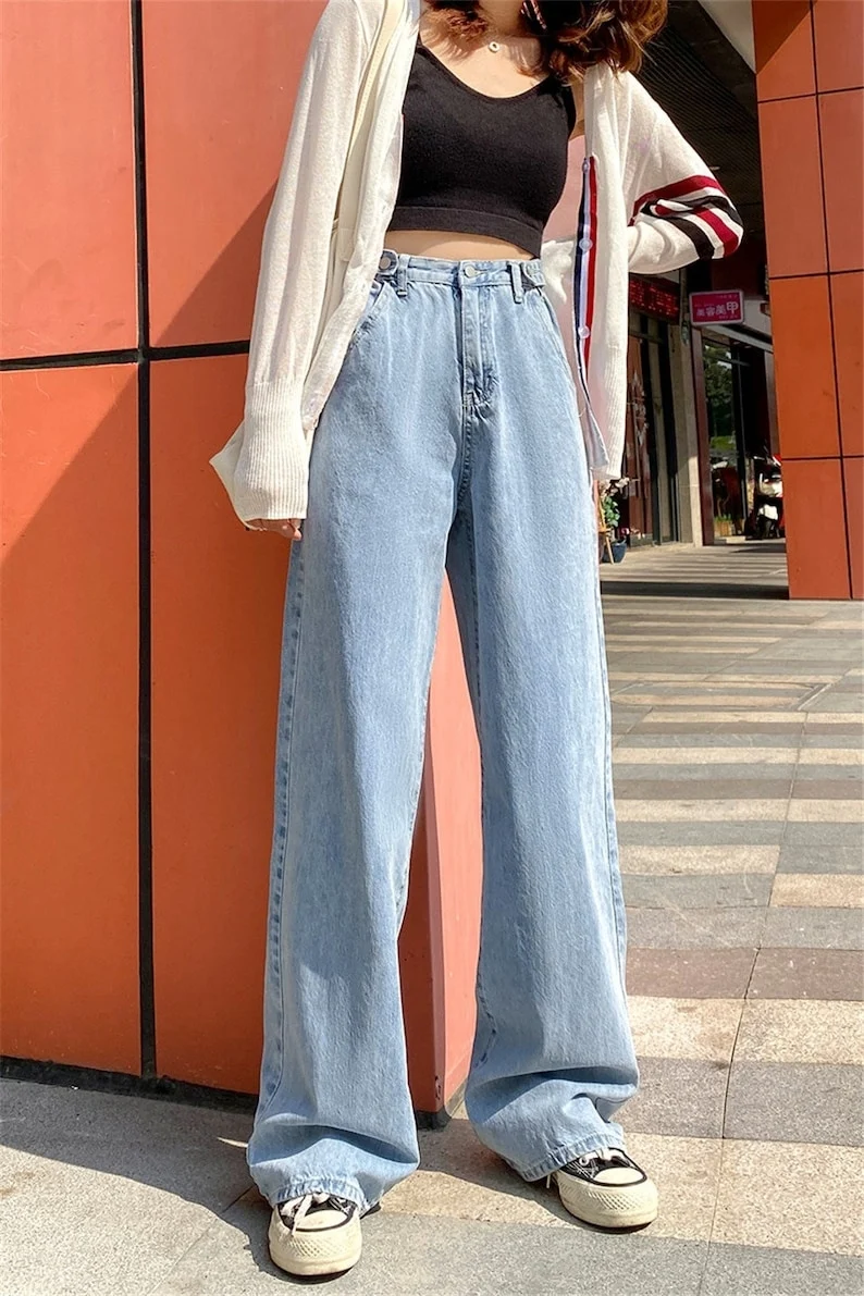 Wide Leg джинсы Корея 2020