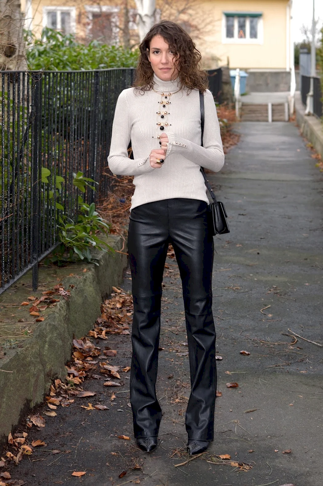 Zara Leather Pants