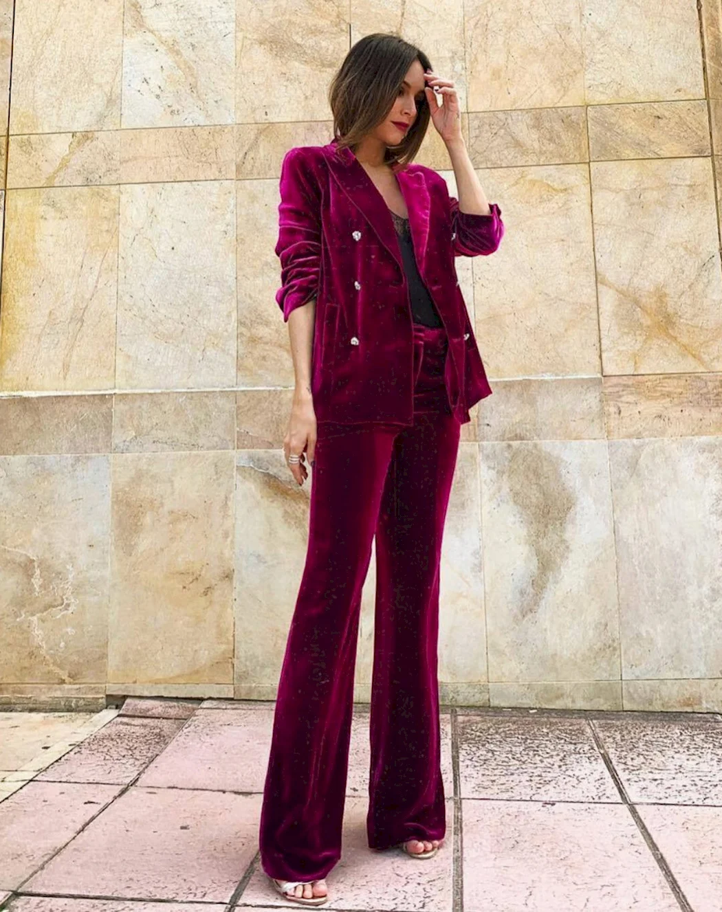 Zara вельветовый костюм