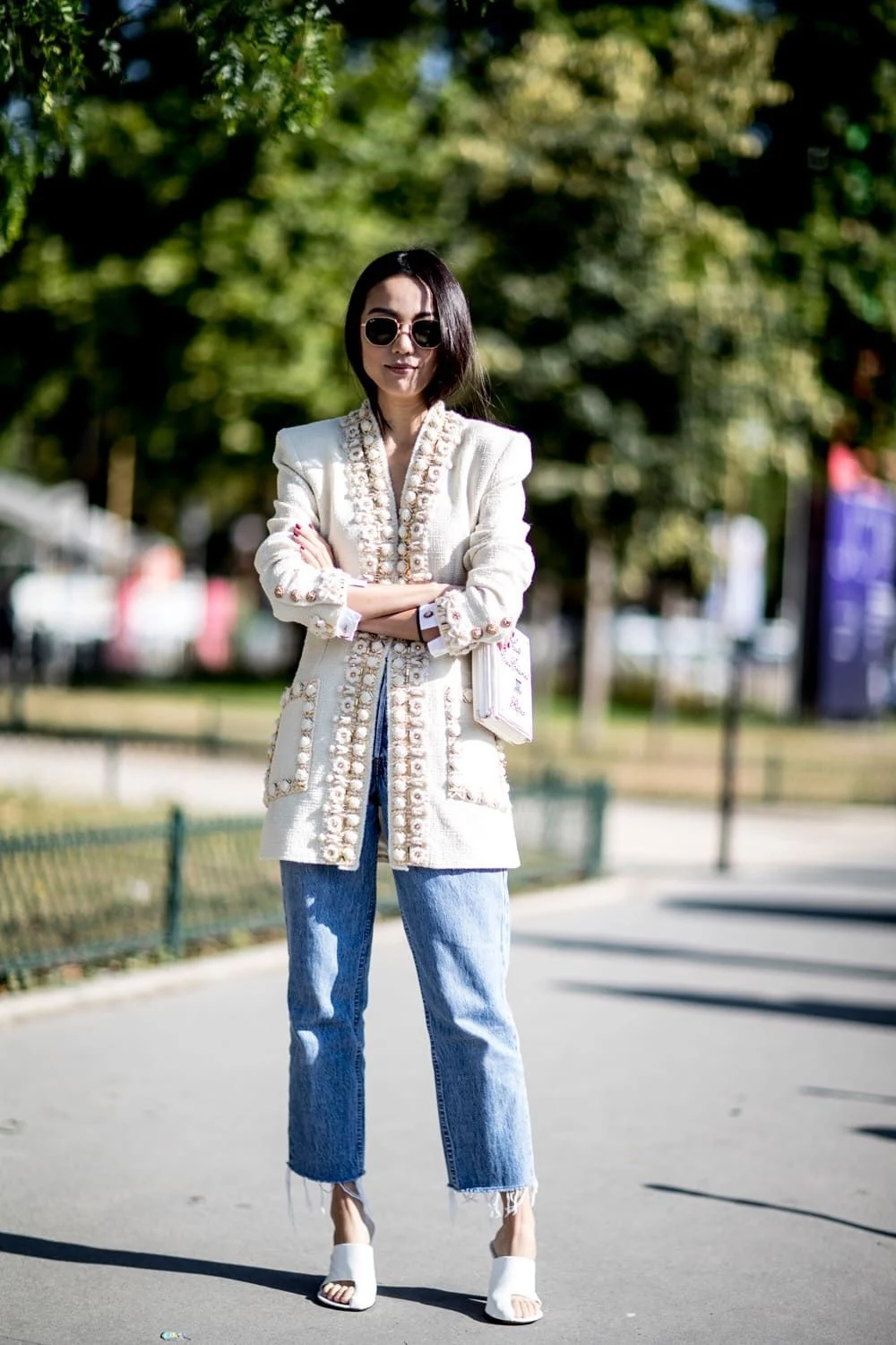 Жакет Шанель 2020 Street Style